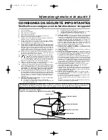 Preview for 3 page of Magnavox 13MC3206 - Tv/dvd Combination Manuel D'Utilisation