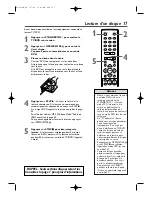 Preview for 17 page of Magnavox 13MC3206 - Tv/dvd Combination Manuel D'Utilisation