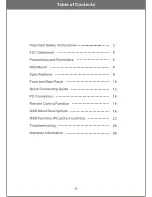 Предварительный просмотр 2 страницы Magnavox 15MF170V Owner'S Manual