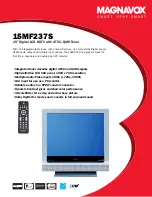 Magnavox 15MF237S - Hook Up Guide Specification preview