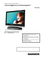 Preview for 1 page of Magnavox 19MD358B - 19" LCD TV User Manual