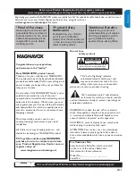 Предварительный просмотр 2 страницы Magnavox 19MD358B - 19" LCD TV User Manual