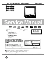 Preview for 1 page of Magnavox 20MC4304/17 Service Manual