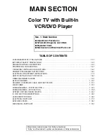 Preview for 2 page of Magnavox 20MC4304/17 Service Manual