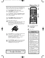 Preview for 13 page of Magnavox 20MC4304 - Tv/dvd/vcr Combination Owner'S Manual