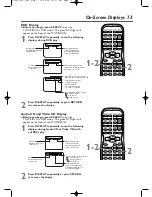 Preview for 73 page of Magnavox 20MC4304 - Tv/dvd/vcr Combination Owner'S Manual