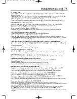 Preview for 77 page of Magnavox 20MC4304 - Tv/dvd/vcr Combination Owner'S Manual