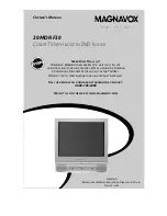 Magnavox 20MDRF20 Owner'S Manual preview