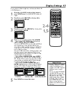 Preview for 43 page of Magnavox 20MDRF20 Owner'S Manual