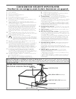 Предварительный просмотр 4 страницы Magnavox 23MT2336 - 23" Stereo Tv Manuel D'Utilisation