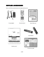 Предварительный просмотр 6 страницы Magnavox 26MD255V - 26" Lcd-tv Owner'S Manual