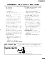 Предварительный просмотр 3 страницы Magnavox 26MF330B - Owner'S Manual