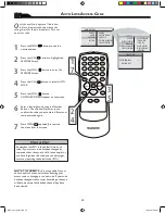 Предварительный просмотр 26 страницы Magnavox 26MF605W series Owner'S Manual