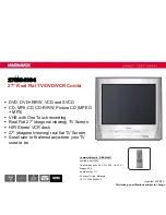 Предварительный просмотр 1 страницы Magnavox 27MC4304 - Tv/dvd/vcr Combination Features