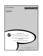 Preview for 1 page of Magnavox 27MS3404R Owner'S Manual