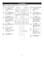 Preview for 25 page of Magnavox 27MT5005D - 27" Integrated Sdtv User Manual