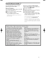 Preview for 19 page of Magnavox 30MF200V - 30" Flat Tv User Manual