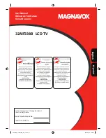 Magnavox 32MF338B - 32" LCD TV User Manual preview