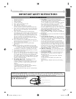 Предварительный просмотр 3 страницы Magnavox 32MF338B - 32" LCD TV User Manual