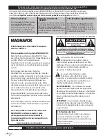 Preview for 2 page of Magnavox 32MF369B - Manuel De L'Utilisateur