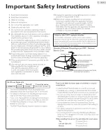 Предварительный просмотр 4 страницы Magnavox 40ME325V/F7 Owner'S Manual