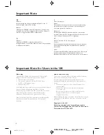 Предварительный просмотр 2 страницы Magnavox 423 User Manual