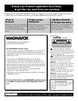 Preview for 3 page of Magnavox 42MF 230A User Manual