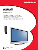 Magnavox 42MF237S - 42" Digital Plasma Hdtv Brochure preview