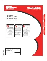 Magnavox 42MF237S - 42" Digital Plasma Hdtv User Manual preview