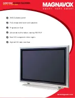 Предварительный просмотр 1 страницы Magnavox 42MF7000 Specifications