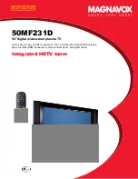 Preview for 1 page of Magnavox 50MF231D - Hook Up Guide Specification Sheet