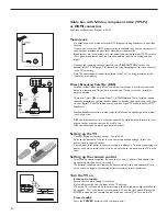Preview for 12 page of Magnavox 50ML6200D - 50" Rear Projection TV User Manual