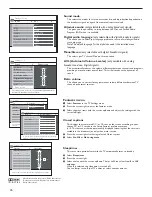 Preview for 24 page of Magnavox 50ML6200D - 50" Rear Projection TV User Manual