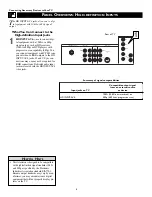 Предварительный просмотр 8 страницы Magnavox 51MP392H - 51" Widescreen Hd Ready Tv User Manual