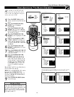 Preview for 38 page of Magnavox 51MP392H - 51" Widescreen Hd Ready Tv User Manual