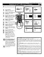 Preview for 40 page of Magnavox 51MP392H - 51" Widescreen Hd Ready Tv User Manual