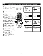 Preview for 41 page of Magnavox 51MP392H - 51" Widescreen Hd Ready Tv User Manual