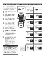 Preview for 22 page of Magnavox 51MP6100D - 51" Widescreen Hd Ready Tv (Spanish) Guía Del Usuario