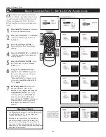 Предварительный просмотр 22 страницы Magnavox 51MP6100D - Hook Up Guide User Manual