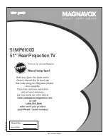 Preview for 1 page of Magnavox 51MP6100Ds User Manual