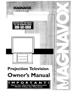 Предварительный просмотр 1 страницы Magnavox 6P4851C Owner'S Manual & Safety Instructions