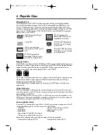 Предварительный просмотр 6 страницы Magnavox 9MDPF20 - Dvd-video Player Owner'S Manual