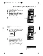 Предварительный просмотр 27 страницы Magnavox 9MDPF20 - Dvd-video Player Owner'S Manual