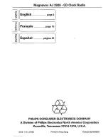 Предварительный просмотр 14 страницы Magnavox AJ 3920 Manual Del Usuario