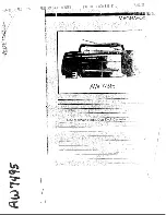 Предварительный просмотр 1 страницы Magnavox AW7495 Manual