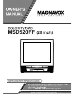 Magnavox AXN-8905 Owner'S Manual preview