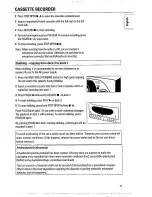 Предварительный просмотр 16 страницы Magnavox AZ 2805 Operating Manual