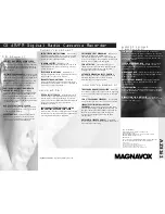 Preview for 2 page of Magnavox AZ 8262 Specifications