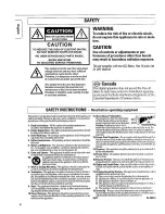 Предварительный просмотр 4 страницы Magnavox AZ 8310 Operating Instructions Manual