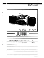 Magnavox AZ 8700 Operating Manual предпросмотр